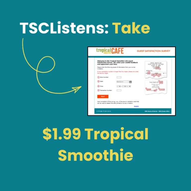 $1.99 Tropical Smoothie